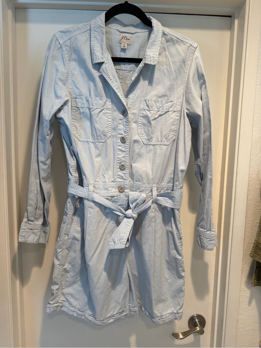 J. Crew Tie-Waist Romper